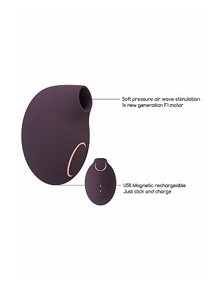 Stymulator łechtaczki Seductive - Purple - Stymulatory łechtaczki bezdotykowe - 5