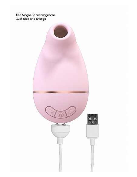 Stymulator łechtaczki Kissable - Pink - Stymulatory łechtaczki bezdotykowe - 8