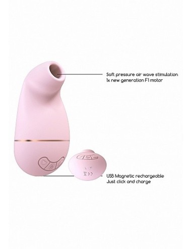 Stymulator łechtaczki Kissable - Pink - Stymulatory łechtaczki bezdotykowe - 11