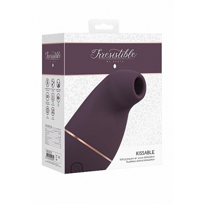 Stymulator łechtaczki Kissable - Purple - 1 2
