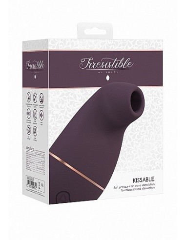 Stymulator łechtaczki Kissable - Purple - Stymulatory łechtaczki bezdotykowe - 2