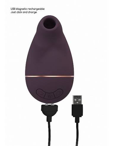 Stymulator łechtaczki Kissable - Purple - Stymulatory łechtaczki bezdotykowe - 8
