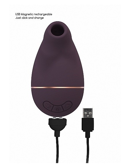 Stymulator łechtaczki Kissable - Purple - Stymulatory łechtaczki bezdotykowe - 8