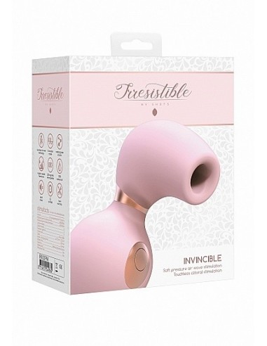 Masażer Łechtaczki Invincible - Mocny, Piękny, Bezdotykowy - Wibratory Bezdotykowe - 3