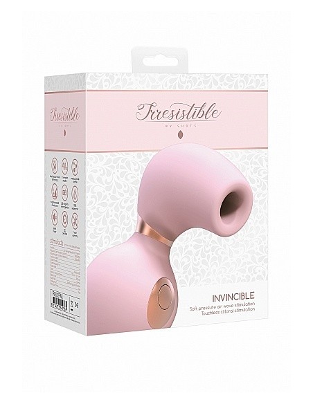 Masażer Łechtaczki Invincible - Mocny, Piękny, Bezdotykowy - Wibratory Bezdotykowe - 3