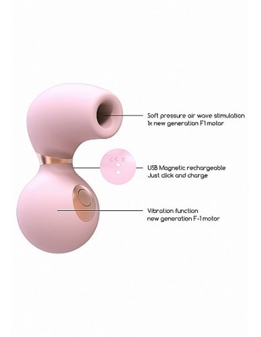 Masażer Łechtaczki Invincible - Mocny, Piękny, Bezdotykowy - Wibratory Bezdotykowe - 11