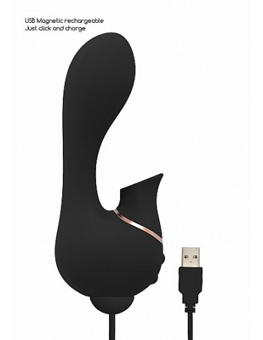 Stymulator punktu G Mythical - Black - Wibratory Króliczki - 10