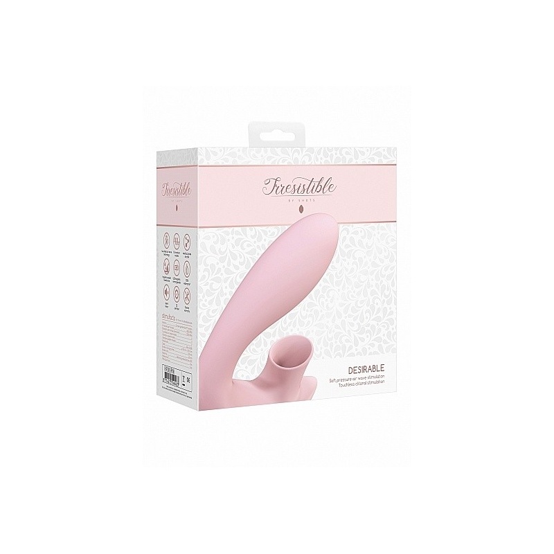 Wibrator Króliczek Stymulator Punktu G Desirable - Różowy - 2