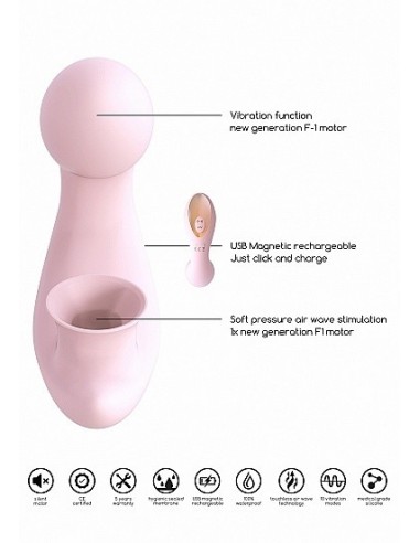 Stymulator Punktu G Desirable - Pink - Wibratory Króliczki - 15