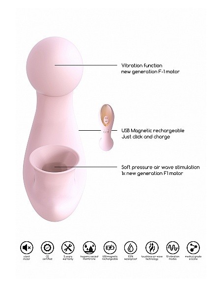 Stymulator Punktu G Desirable - Pink - Wibratory Króliczki - 15