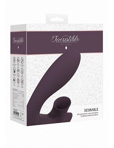 Stymulator Punktu G Desirable - Purple - Wibratory Króliczki - 2