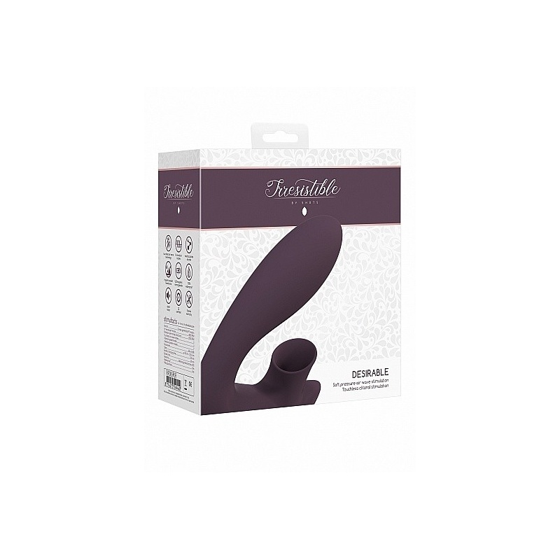 Wibrator Króliczek Stymulator Punktu G Desirable - Fioletowy - 2
