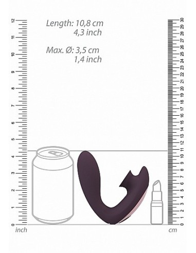 Stymulator Punktu G Desirable - Purple - Wibratory Króliczki - 3