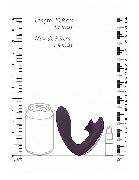 Stymulator Punktu G Desirable - Purple - Wibratory Króliczki - 3