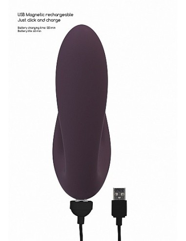 Stymulator Punktu G Desirable - Purple - Wibratory Króliczki - 13