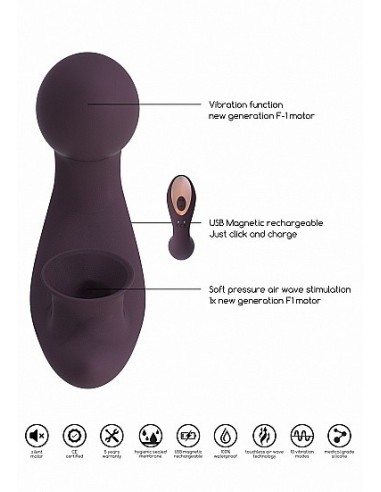 Stymulator Punktu G Desirable - Purple - Wibratory Króliczki - 15