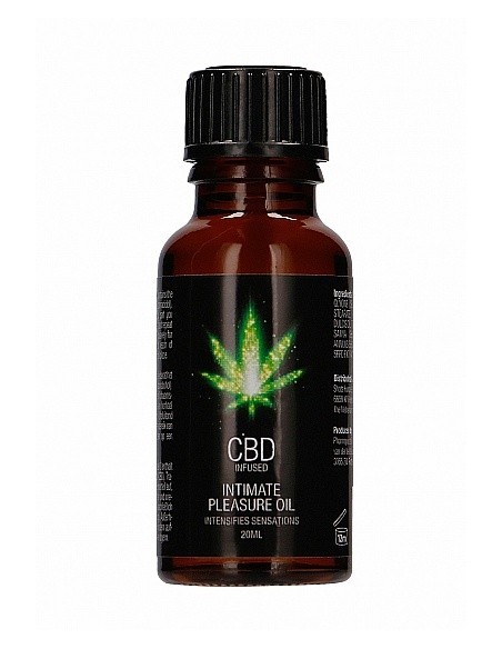 Olejek do masażu CBD Intimate Pleasure Oil - 20 ml - Lubrykanty, feromony i olejki do masażu CBD - 1