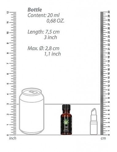 Olejek do masażu CBD Intimate Pleasure Oil - 20 ml - Lubrykanty, feromony i olejki do masażu CBD - 3