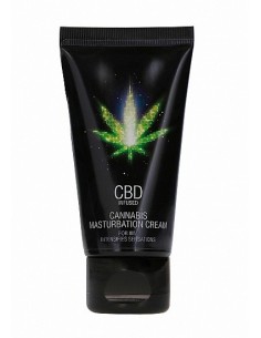 CBD Cannabis Krem do Masturbacji dla Niego - 50 ml - Lubrykanty, feromony i olejki do masażu CBD - 1 2