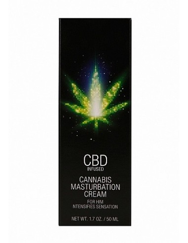 CBD Cannabis Krem do Masturbacji dla Niego - 50 ml - Lubrykanty, feromony i olejki do masażu CBD - 4