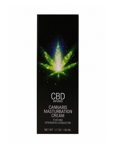 CBD Cannabis Krem do Masturbacji dla Niego - 50 ml - Lubrykanty, feromony i olejki do masażu CBD - 4