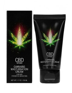 CBD Cannabis Krem do masturbacji dla Niej - 50 ml - Lubrykanty, feromony i olejki do masażu CBD - 1