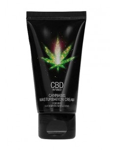 CBD Cannabis Krem do masturbacji dla Niej - 50 ml - Lubrykanty, feromony i olejki do masażu CBD - 1 2