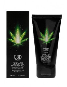 Wodny lubrykant CBD Cannabis Waterbased Lubricant 50 ml - Lubrykanty, feromony i olejki do masażu CBD - 1
