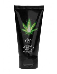 Wodny lubrykant CBD Cannabis Waterbased Lubricant 50 ml - Lubrykanty, feromony i olejki do masażu CBD - 1 2