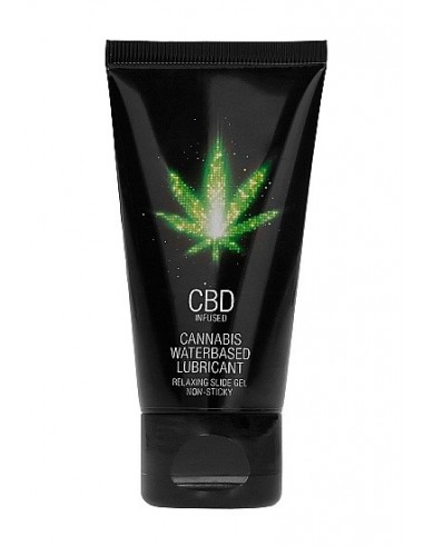 Wodny lubrykant CBD Cannabis Waterbased Lubricant 50 ml - Lubrykanty, feromony i olejki do masażu CBD - 2