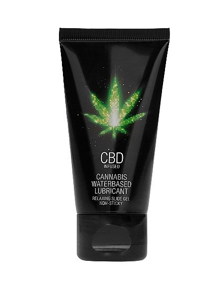 Wodny lubrykant CBD Cannabis Waterbased Lubricant 50 ml - Lubrykanty, feromony i olejki do masażu CBD - 2