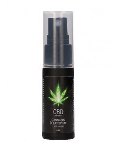 Spray na opóźnienie wytrysku CBD Cannabis 15 ml - Lubrykanty, feromony i olejki do masażu CBD - 1 2