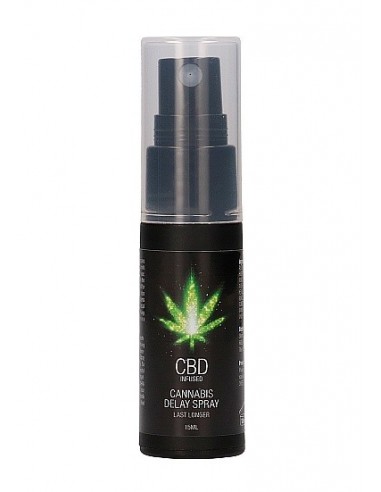 Spray na opóźnienie wytrysku CBD Cannabis 15 ml - Lubrykanty, feromony i olejki do masażu CBD - 2