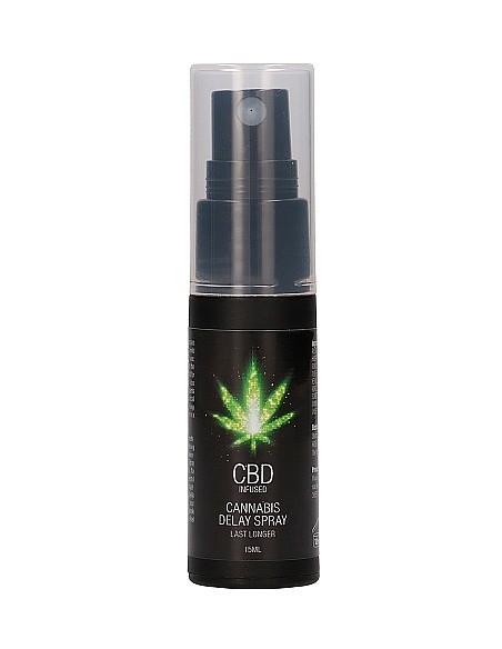 Spray na opóźnienie wytrysku CBD Cannabis 15 ml - Lubrykanty, feromony i olejki do masażu CBD - 2