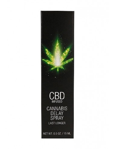 Spray na opóźnienie wytrysku CBD Cannabis 15 ml - Lubrykanty, feromony i olejki do masażu CBD - 5