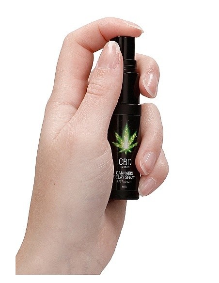 Spray na opóźnienie wytrysku CBD Cannabis 15 ml - Lubrykanty, feromony i olejki do masażu CBD - 7