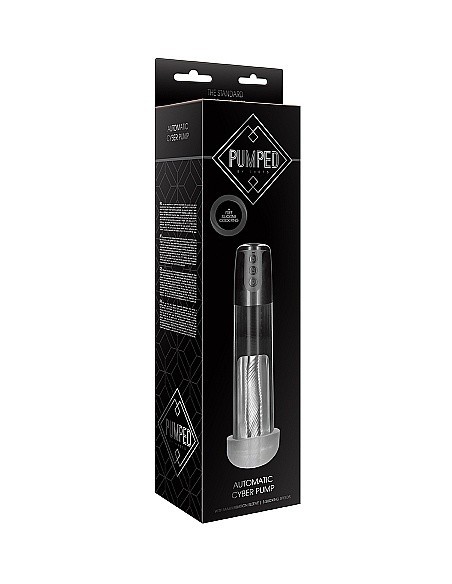 Pompka Erekcyjna Do Penisa Automatic Cyber Pump With Masturbation Sleeve - Transparent - Pompki erekcyjne i powiększające penisa