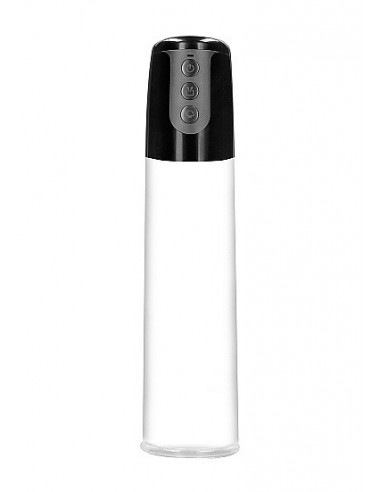 Pompka Erekcyjna Do Penisa Automatic Cyber Pump With Masturbation Sleeve - Transparent - Pompki erekcyjne i powiększające penisa
