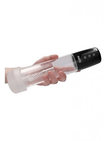 Pompka Erekcyjna Do Penisa Automatic Cyber Pump With Masturbation Sleeve - Transparent - Pompki erekcyjne i powiększające penisa