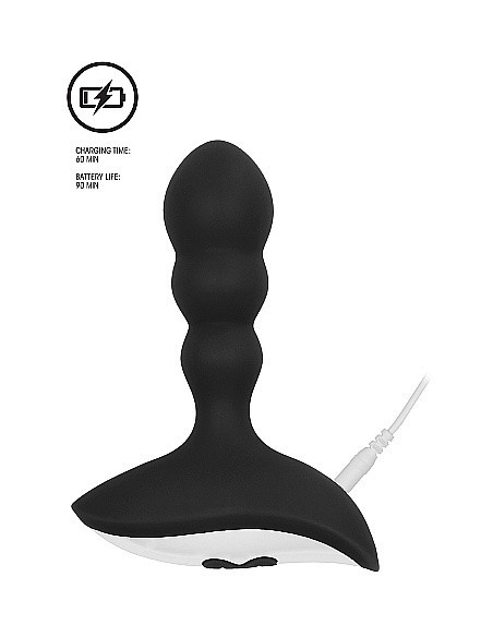 Wibrator analny No. 78 - Rechargeable Anal Stimulator - Black - Masażery i stymulatory prostaty - 12