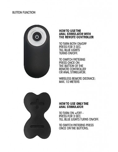 Wibrator analny No. 78 - Rechargeable Anal Stimulator - Black - Masażery i stymulatory prostaty - 14