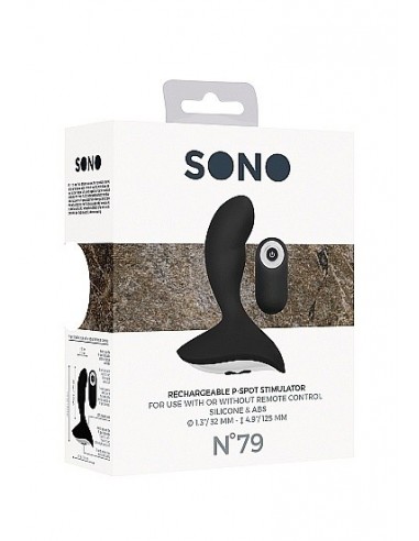 Masażer prostaty No. 79 - Rechargeable Black - Masażery i stymulatory prostaty - 2