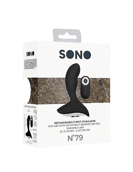 Masażer prostaty No. 79 - Rechargeable Black - Masażery i stymulatory prostaty - 2