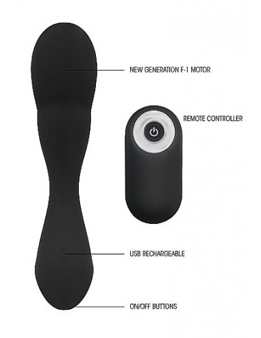 Masażer prostaty No. 79 - Rechargeable Black - Masażery i stymulatory prostaty - 12