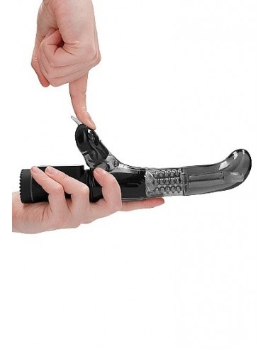 Wibrator Króliczek Rotating Dolphin - Black - Wibratory Króliczki - 8