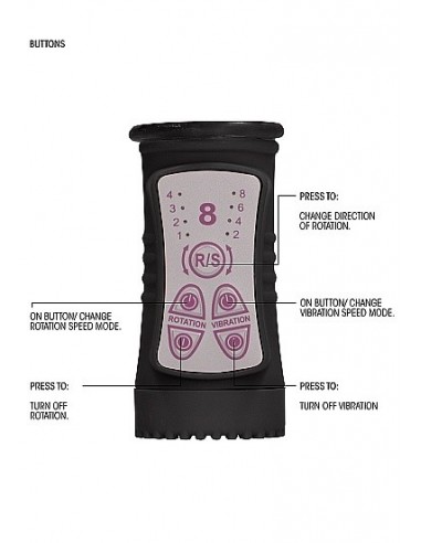 Wibrator Króliczek Rotating Dolphin - Black - Wibratory Króliczki - 11