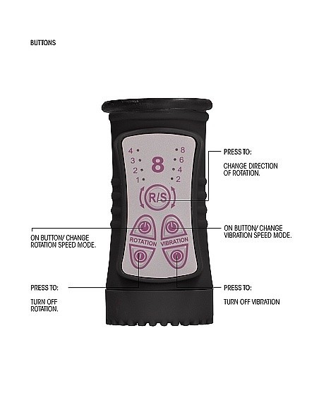 Wibrator Króliczek Rotating Dolphin - Black - Wibratory Króliczki - 11