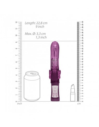 Wibrator Króliczek Rotating Butterfly - Purple - Wibratory Króliczki - 6