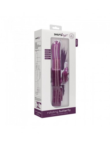 Wibrator Króliczek Rotating Butterfly - Purple - Wibratory Króliczki - 8