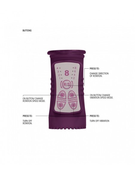 Wibrator Króliczek Rotating Butterfly - Purple - Wibratory Króliczki - 9